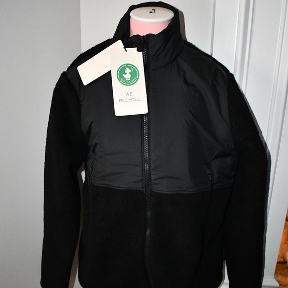 Save the Duck  Bruno Long Sleeve Full Zip Jacket in Black  Size: LARGE  #DF0199M - Picture 1 of 5